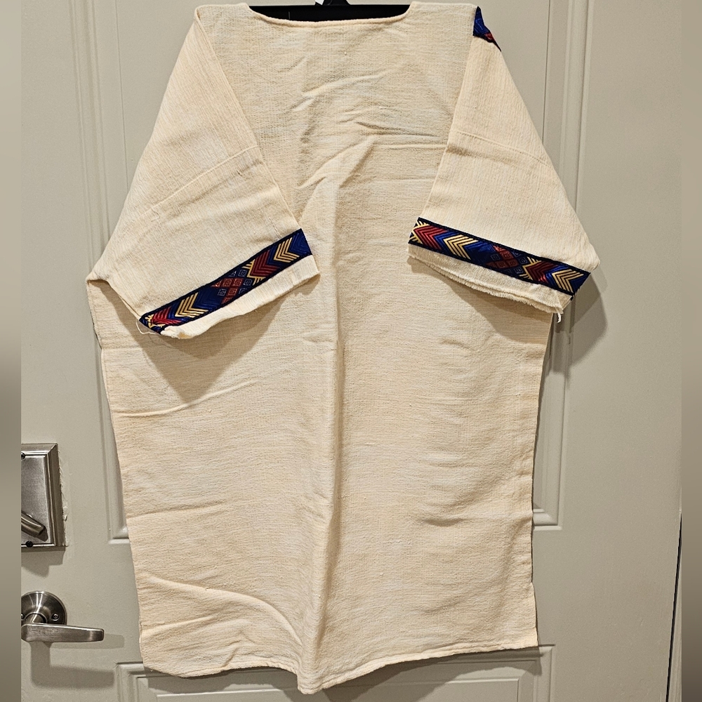 Ethiopian Tradtional Shirt Men Size L LIKE NEW - Picture 2 of 5